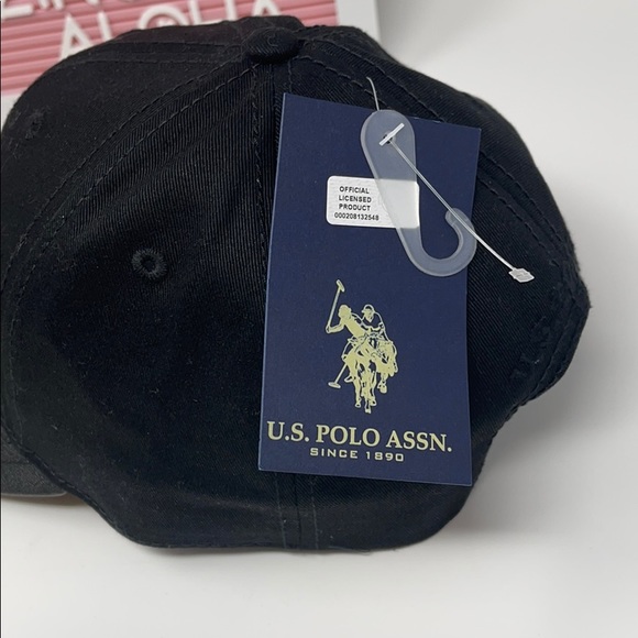 Brand NWT U.S Polo Assn. Black Hat/Cap - Picture 3 of 7